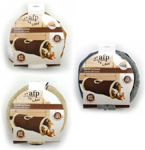 ALL FOR PAWS Lamb Tunel imblanit pentru pisici, diverse culori, 66x28cm