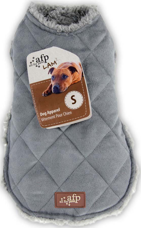 ALL FOR PAWS LAMBSWOOL Haina pentru caini, Diamant, Gri
