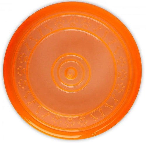 ALL FOR PAWS Outdoor Jucarie pentru caini Frisbee din TPR, Portocaliu