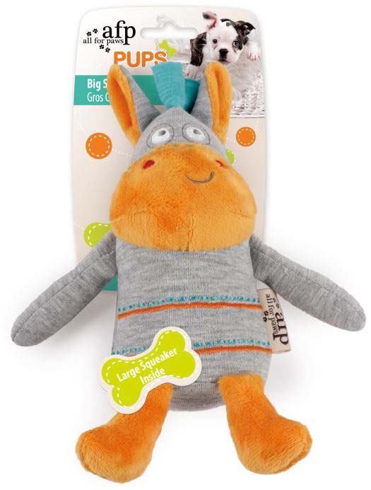 ALL FOR PAWS Pups Jucarie pentru catelusi Big Squeak din plus 21x14x6cm