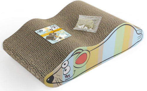 ALL FOR PAWS Suport pentru ascutit ghearele, din carton, Soricel, 42 cm
