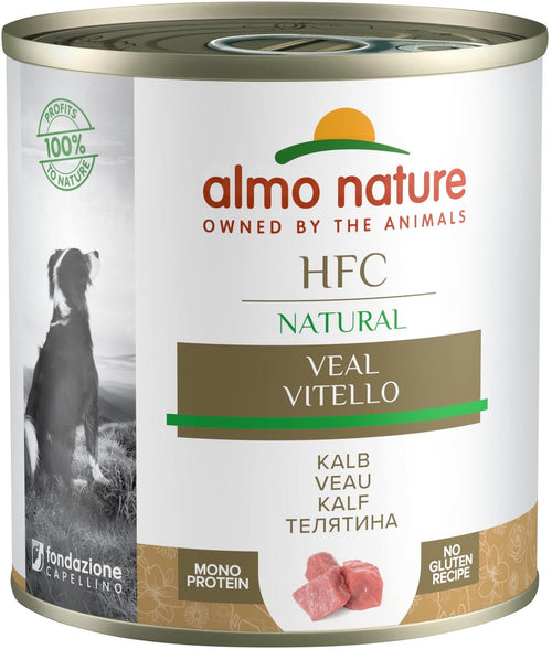 ALMO NATURE HFC Conserva pentru caini, cu carne de vitel 280g