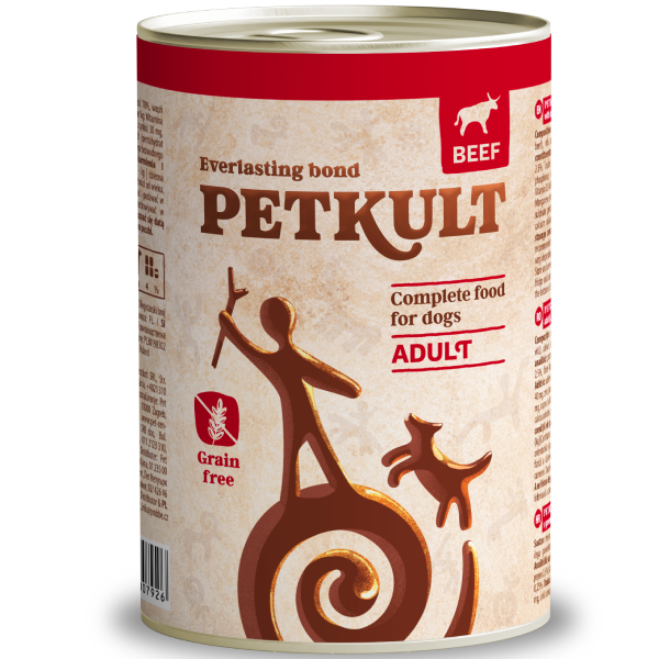 Hrana umeda pentru caini Petkult Adult Vita 400g - Animax