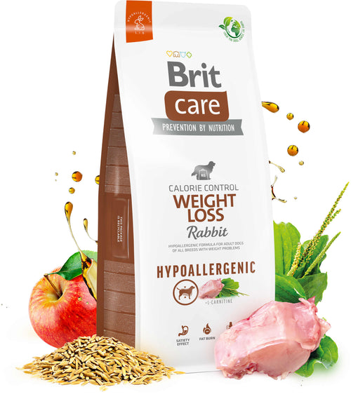 BRIT CARE Hypoallergenic Weight Loss, cu Iepure si Orez