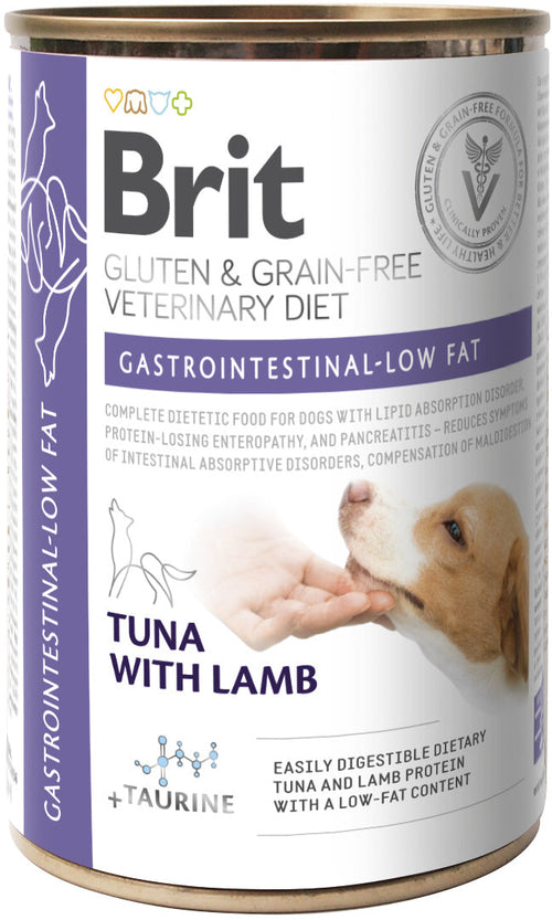 BRIT VD Gastrointestinal Low-Fat Conserva caini,tulburari gastrointestinale 400g