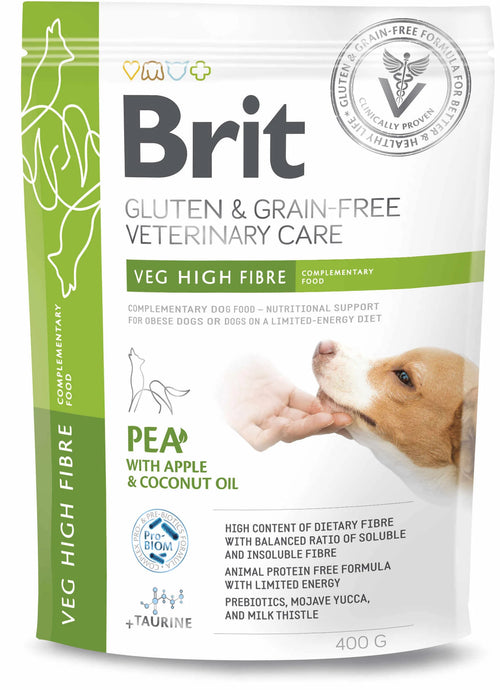 Hrana uscata pentru caini Brit Grain Free VD Veg High Fibre 400g - Animax