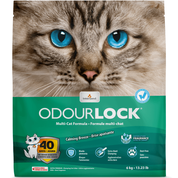 Nisip pentru litiera Intersand Odourlock Calming Breeze 6kg - Animax