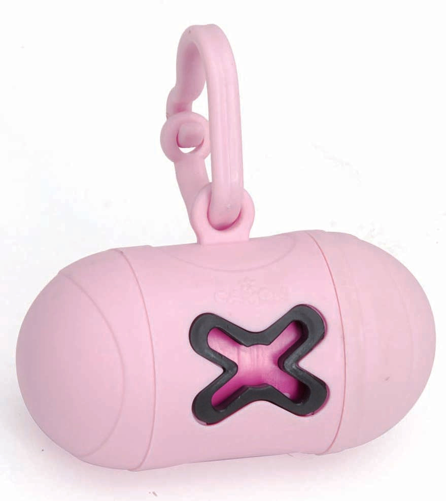 CAMON Dispenser pungi pentru excremente de caine City Go roz 