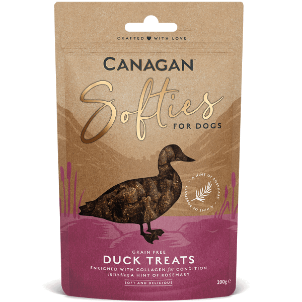 Recompense pentru caini Canagan Dog Softies Rata 200g - Animax