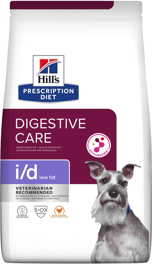 HILL's PD CANINE I/D Low Fat Hrana uscata pentru tulburari gastrointestinale