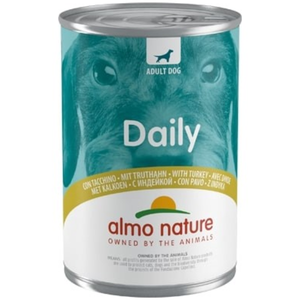 Hrana umeda pentru caini Almo Nature Daily Curcan 400g - Animax