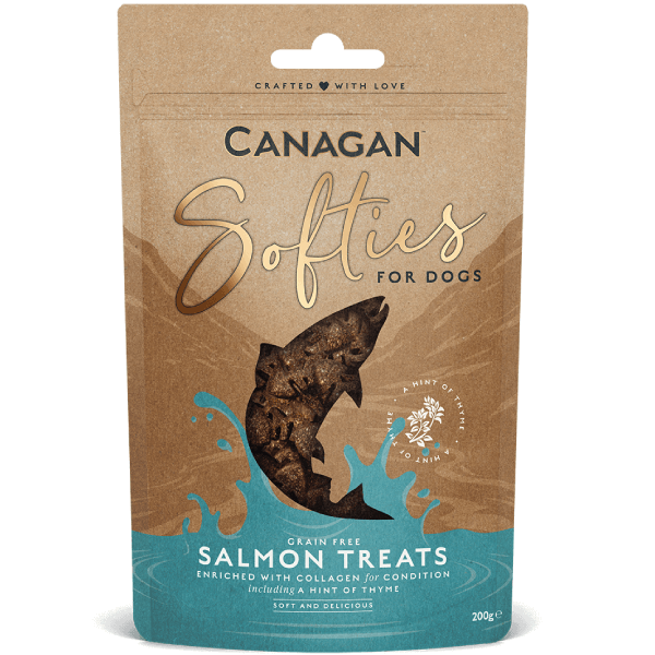 Recompensa pentru caini Canagan Dog Softies Somon 200g - Animax