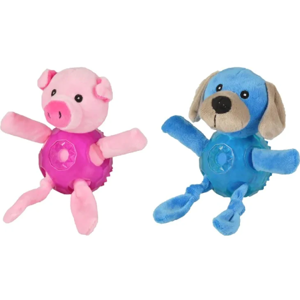 Jucarie pentru caini Flamingo Fat Bellies 15cm - Animax