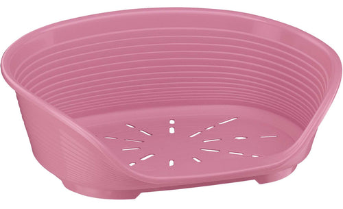 FERPLAST Cos din plastic pentru caini SIESTA Deluxe 6 Roz 70,5x52x23,5cm