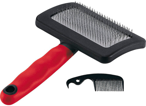 FERPLAST Perie de cardare pentru pisici si caini, Extra Large, 19x12,1x4,2cm