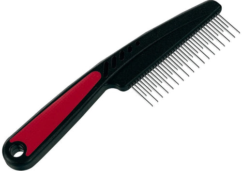 FERPLAST Pieptan pentru caini si pisici, cu dinti rotativi, 19,8x1,4x5,5cm