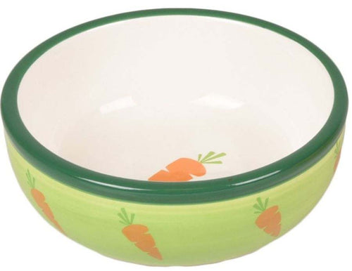 FLAMINGO Bol rozatoare Ceramic Verde, 13 cm, 310 ml