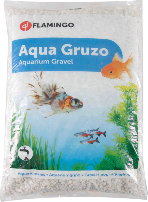 FLAMINGO Pietris  pentru acvarii, 10kg, Alb