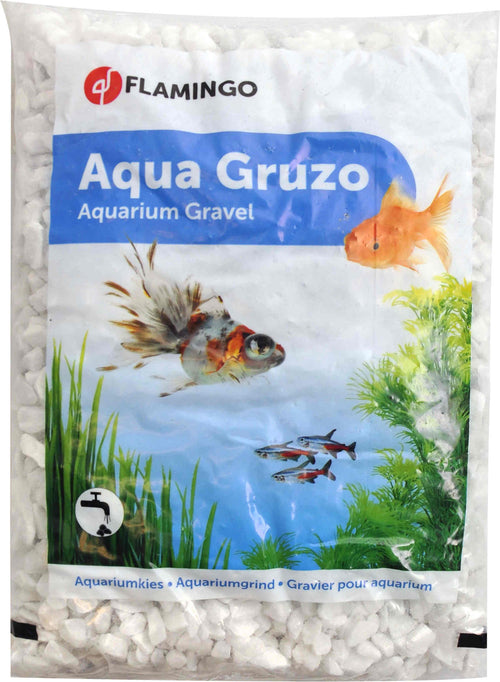 FLAMINGO Pietris  pentru acvarii, 1kg, Alb