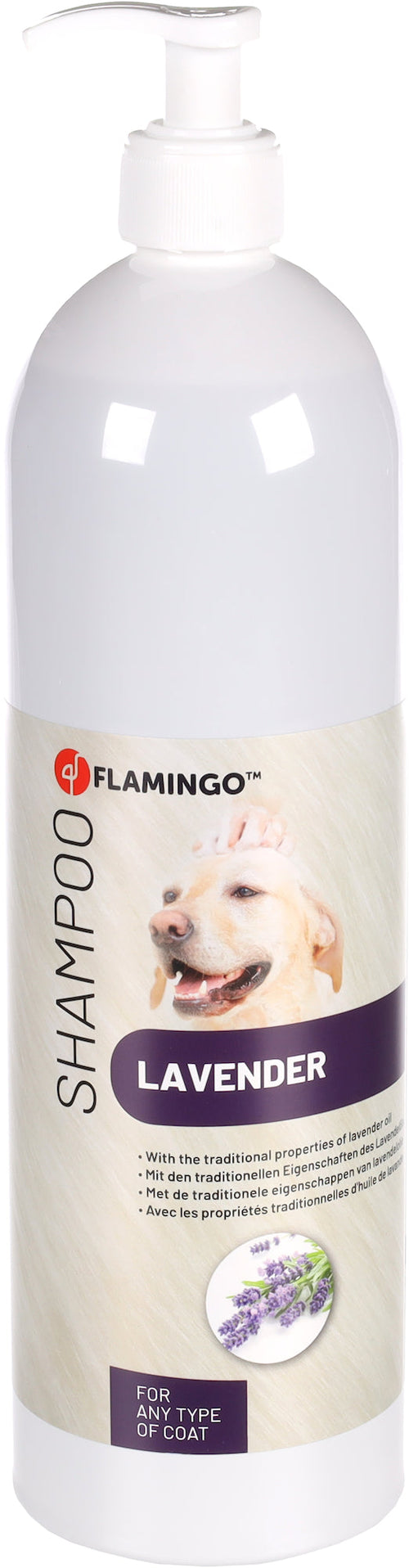 FLAMINGO Sampon cu Lavanda, cu actiune repelenta si antibacteriana 1L