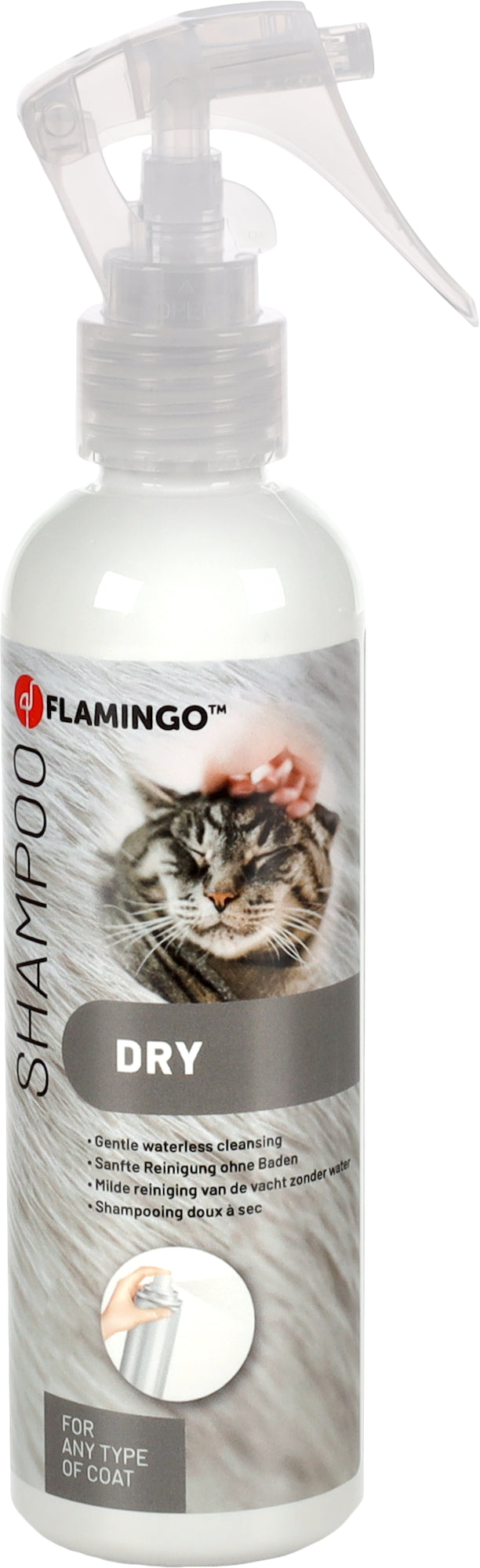 FLAMINGO Sampon spalare uscata pentru pisici 200ml