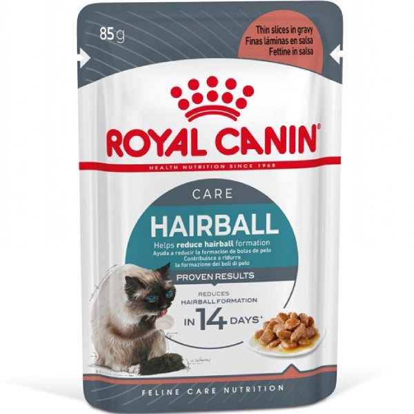 Hrana umeda pentru pisici Royal Canin Hairball Care Pouch 85g - Animax