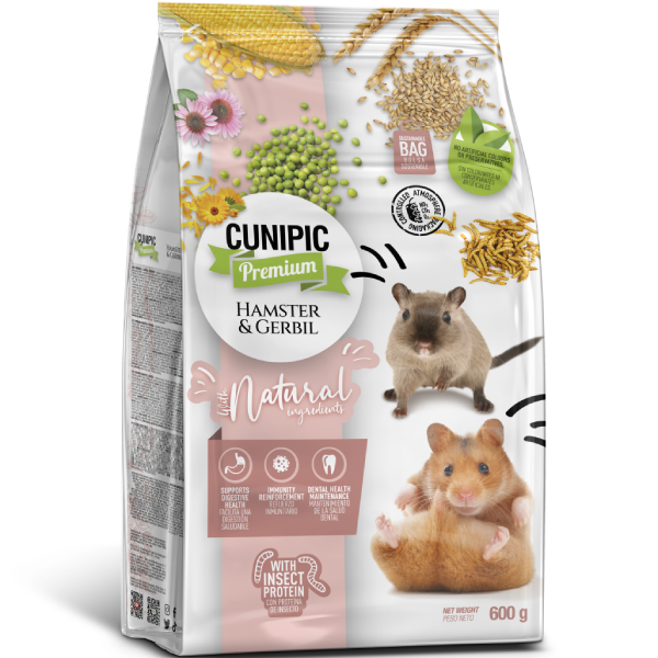 Hrana pentru hamsteri Cunipic Hamster Premium 600g - Animax