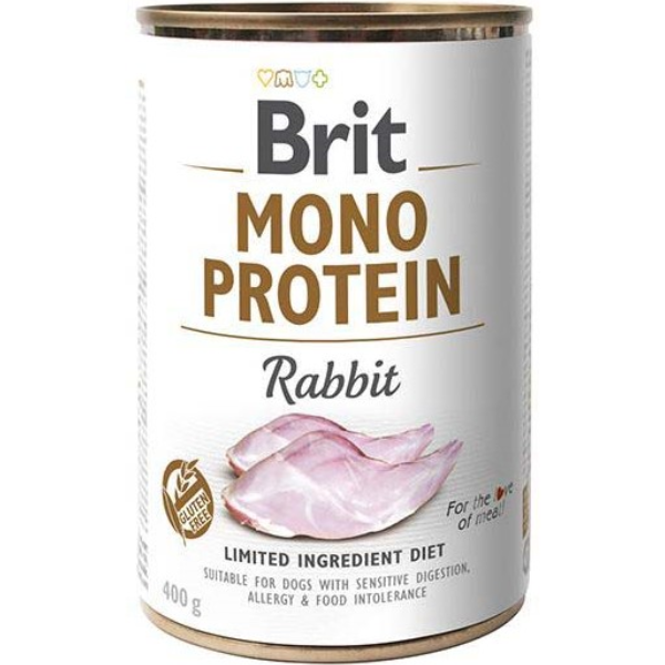 Hrana umeda pentru caini Brit Care Mono Protein Iepure 400g - Animax