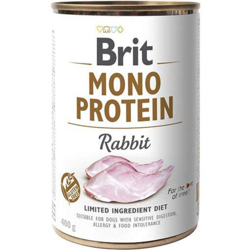 Hrana umeda pentru caini Brit Care Mono Protein Iepure 400g - Animax