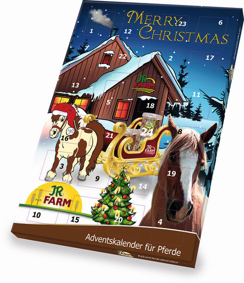 JR FARM Calendar Advent de Craciun - recompensa pentru cai 140g