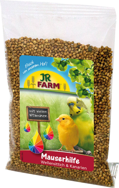 JR FARM Moulting Help, hrana complementara pasari, in perioada de naparlire 30g