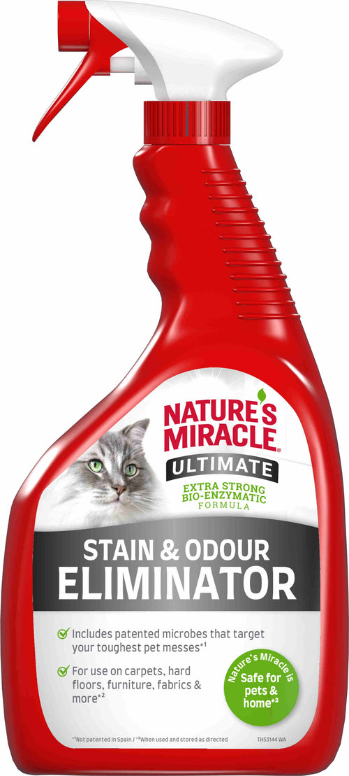 NATURE'S MIRACLE ULT Pisici, solutie pentru pete si mirosuri neplacute 946ml