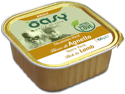 OASY TASTY PATE Hrana pentru caini, Pate cu Miel 150g