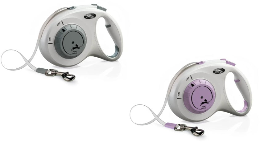 FLEXI Lesa retractabila SELECT cu maner reglabil, cu banda 0-7m/pana la 25kg