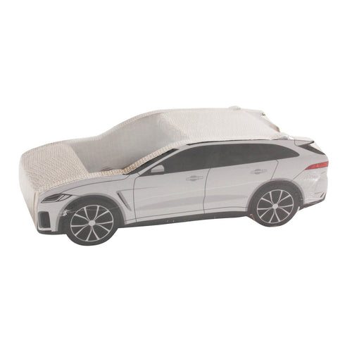 PAWISE Suport pentru ascutit ghearele, din carton,  Automobil, Alb, 56x23x3cm