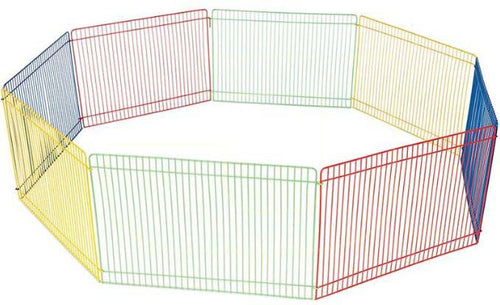PAWISE Tarc pentru hamsteri, 8 segmente din metal 34x23cm