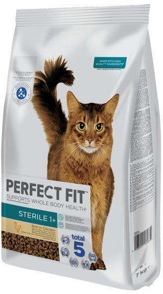 PERFECT FIT Hrana uscata cu Pui pentru pisici sterilizate 7kg