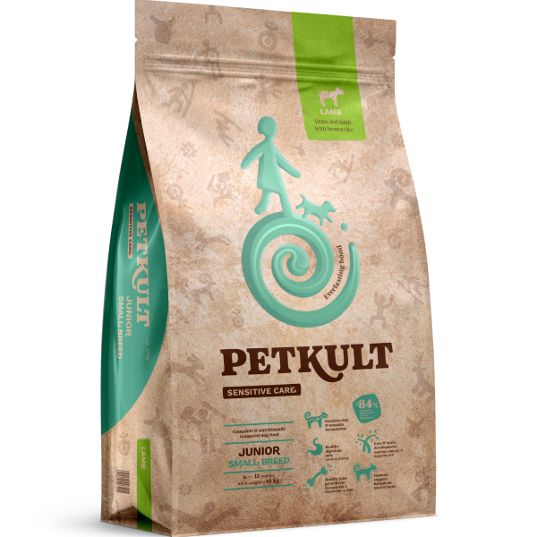 Hrana uscata pentru caini Petkult Sensitive Junior Talie Mica Miel si orez 3kg - Animax
