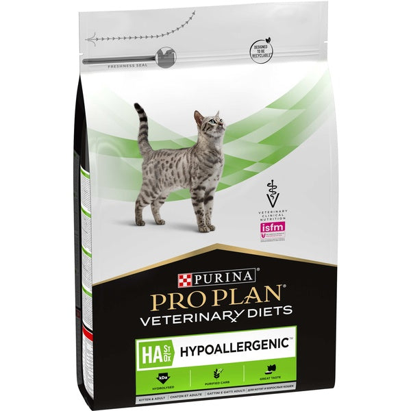 PRO PLAN VETERINARY DIETS® HA Hypoallergenic, dieta veterinara pentru pisici, 1.3 kg