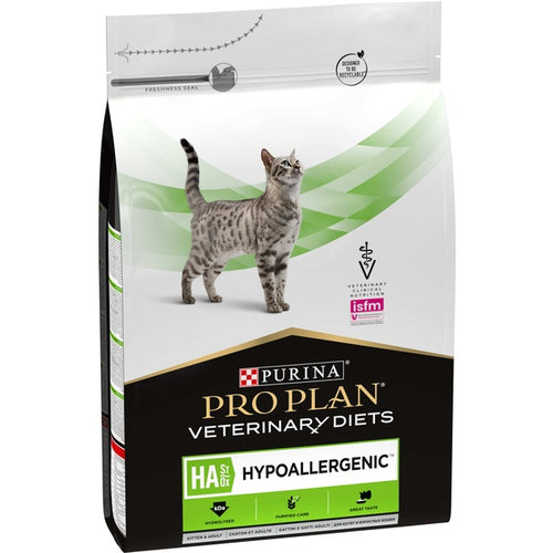 PRO PLAN VETERINARY DIETS® HA Hypoallergenic, dieta veterinara pentru pisici, 1.3 kg