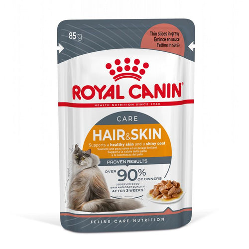Hrana umeda pentru pisici Royal Canin Hair&Skin 85g - Animax