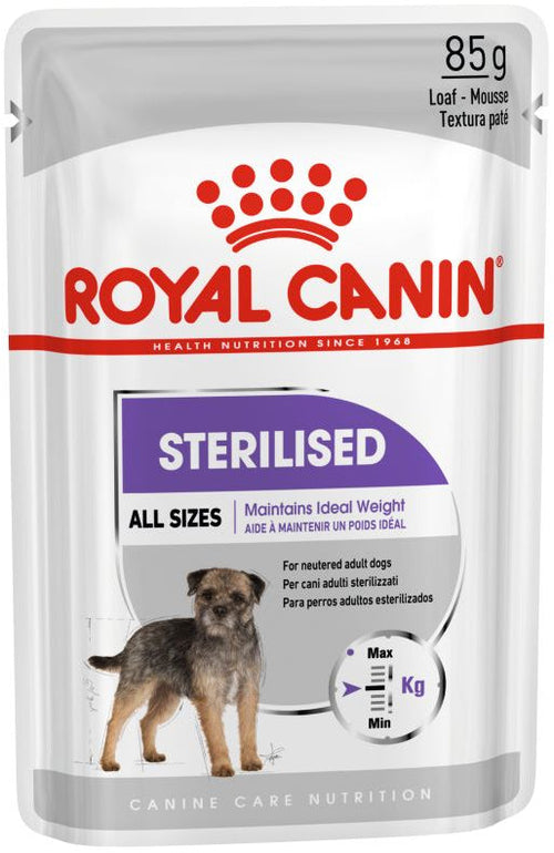 ROYAL CANIN CCN Sterilised Loaf Plic hrana umeda pentru caini 85g