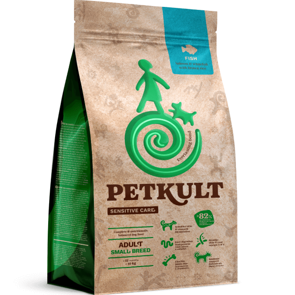Hrana uscata pentru caini Petkult Sensitive Adult Talie Mica Peste 1kg - Animax