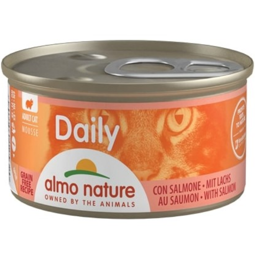 Hrana umeda pentru pisici Almo Nature Daily Somon Mousse 85g - Animax