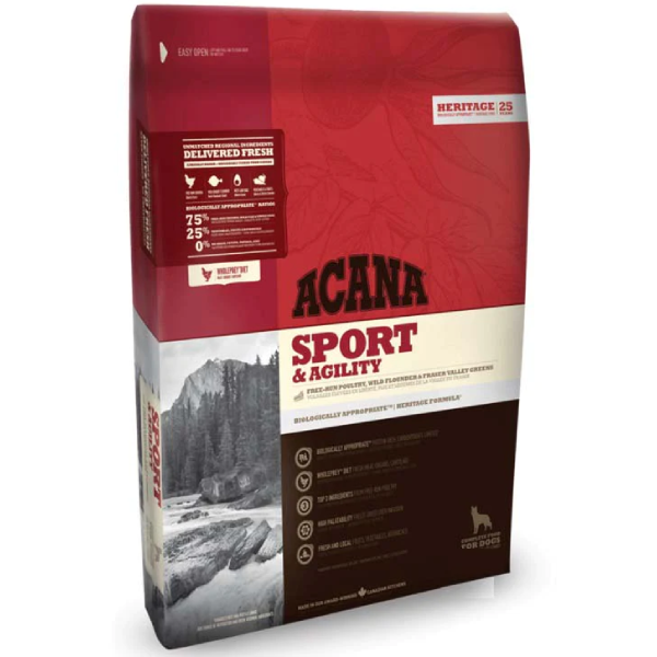 Hrana uscata pentru caini Acana Heritage Sport Agility 11.4 kg - Animax