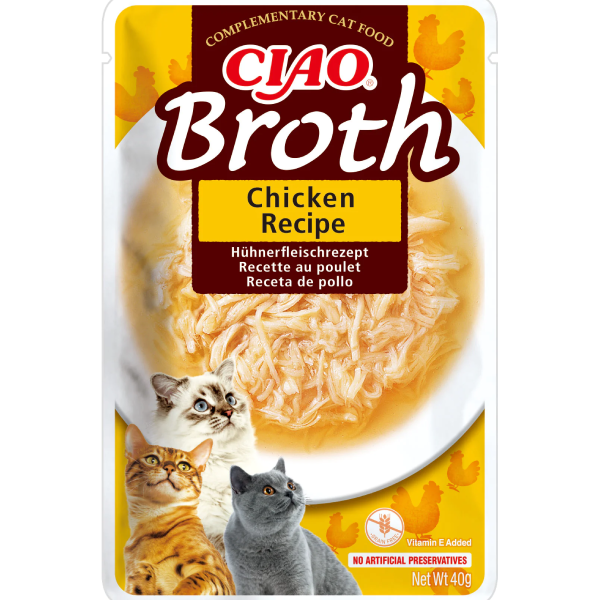Hrana umeda pentru pisici Ciao Cat Supa Pui 40g - Animax