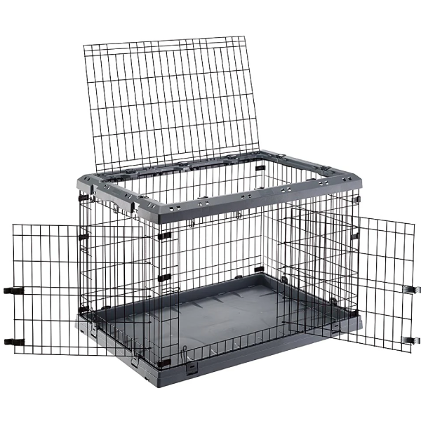 Cusca pliabila pentru caini Ferplast Superior Black 105 107 x 77 x h 73,5 cm