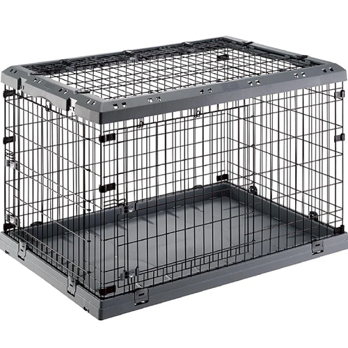 Cusca pliabila pentru caini Ferplast Superior Black 90 92 x 58,5 x h 62,5 cm