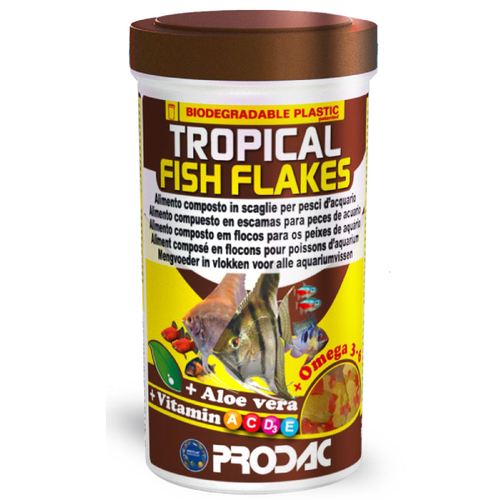 Hrana uscata pentru pesti Prodac Tropical Fish Flakes 1200ml 200g - Animax