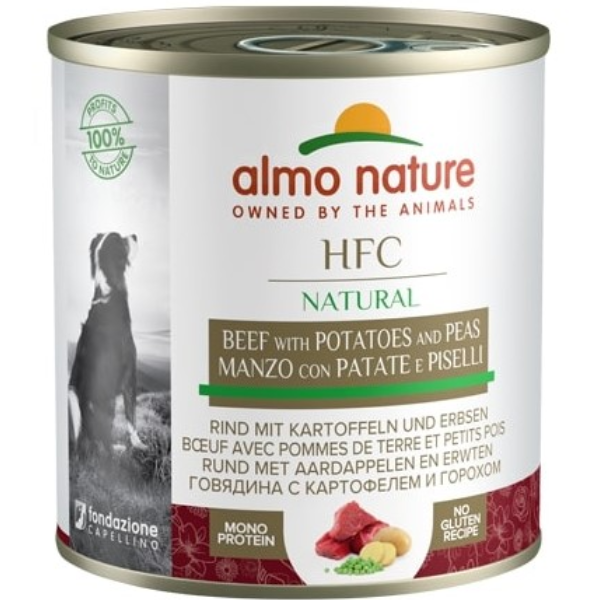Hrana umeda pentru caini Almo Nature HFC Vita, Cartofi si Mazare 290g - Animax